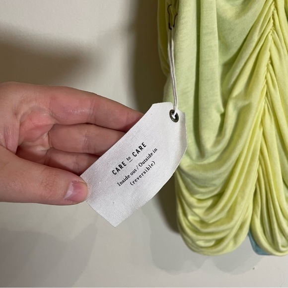 Anthropologie Reversible Pilcro Ruched Tank NWT Size Large - Picture 10 of 12